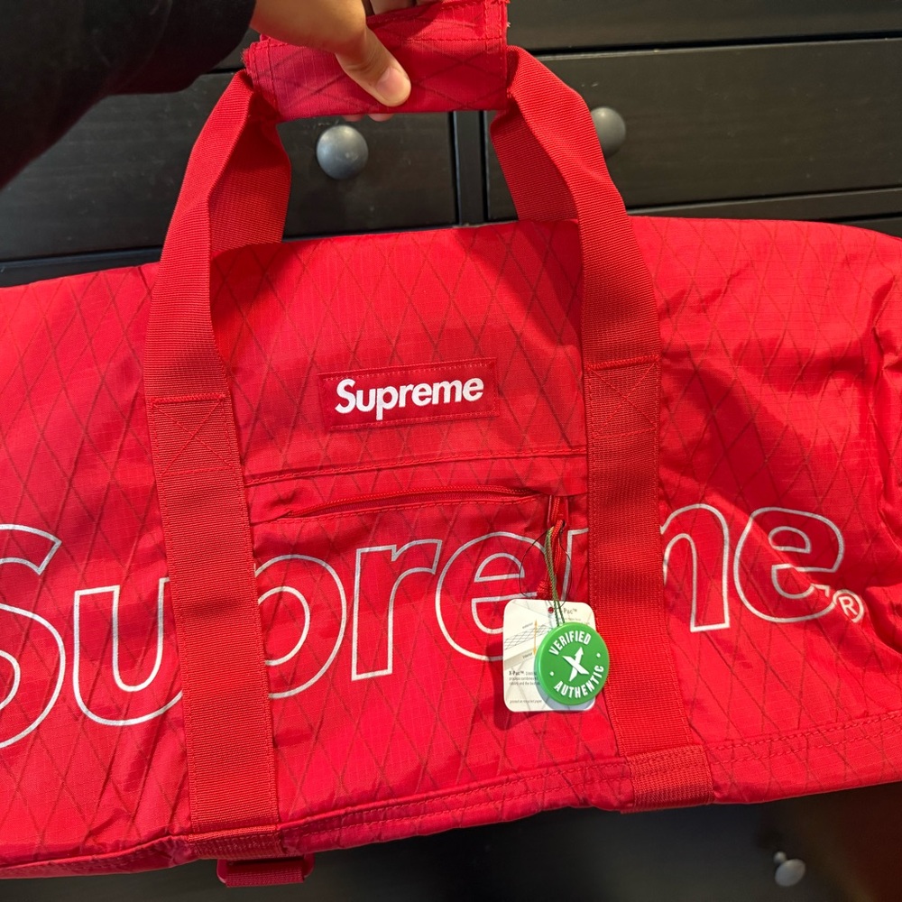 Supreme Red Gym Bag